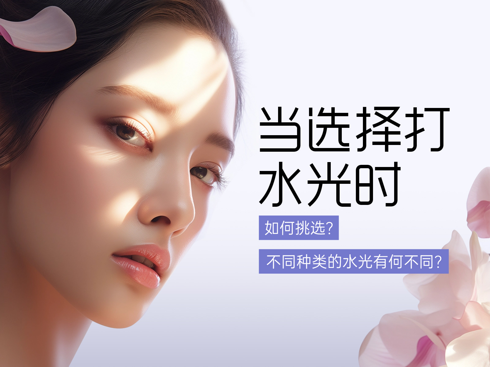当选择打水光时，如何挑选？不同种类的水光有何不同？